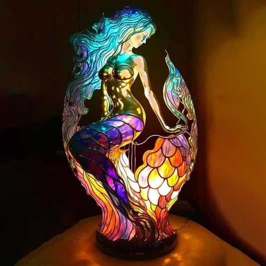 Bohemian Mermaid Table Lamp