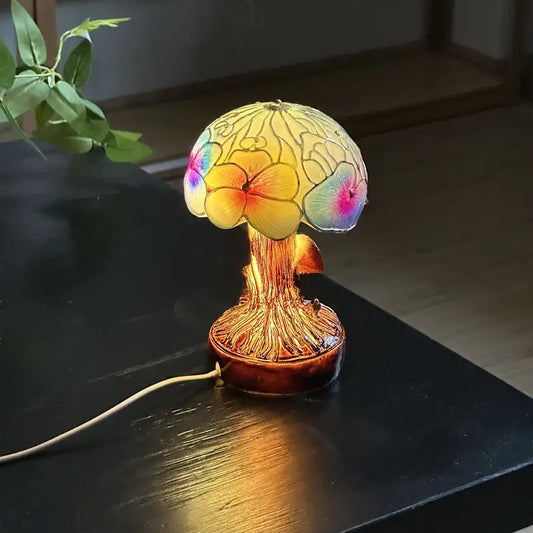 Bohemian Mushroom Flower Lamp