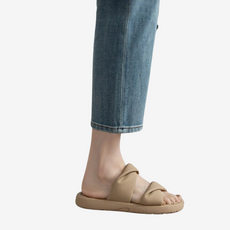 Adélaïde™ Sandales Plates en Cuir