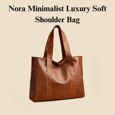 Nora | Sac à épaule doux de luxe minimaliste