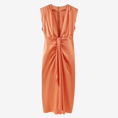 Assia™ Robe Midi Drapée