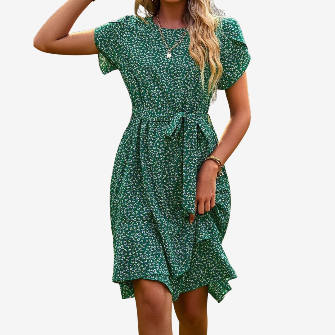 Noéva™ Midi à Imprimé Fleuri