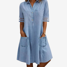 Ysée™ Robe Indigo Décontractée