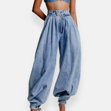 Una | Jean ballon taille haute