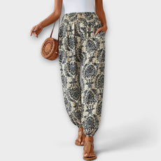 Scarlett | Pantalon avec motif ethnique