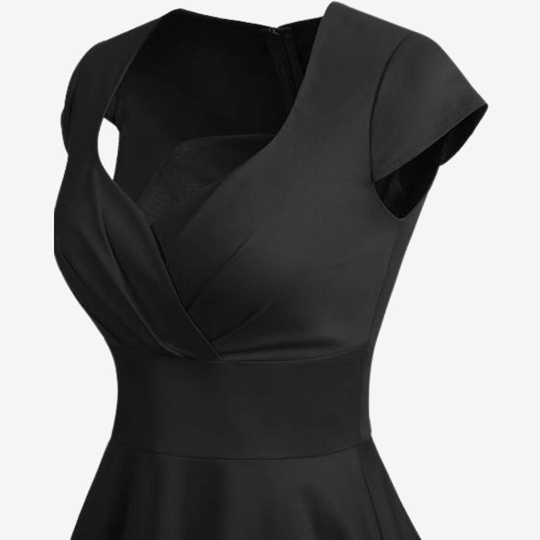 Lauréna™ Robe Cocktail Plissée