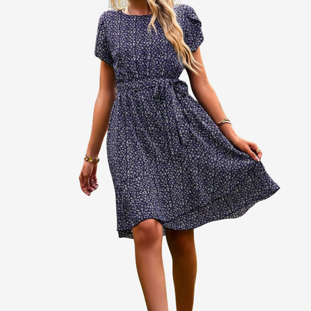 Noéva™ Midi à Imprimé Fleuri