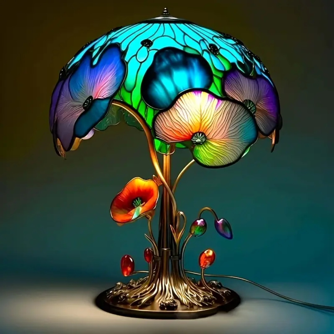 Bohemian Mushroom Flower Lamp
