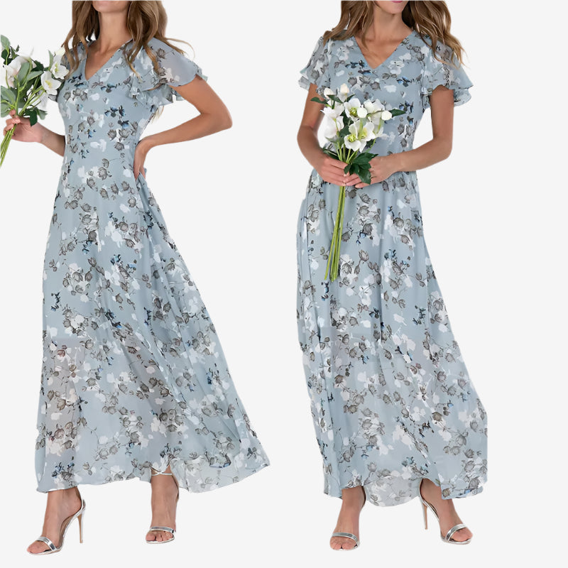 Élodie™ Midi Fluide Col V