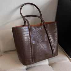 Betina™ - Sac a Épaule in Cuir di Coccodrillo