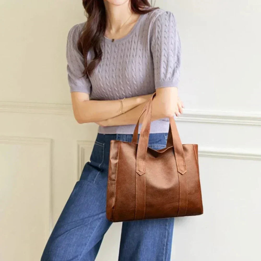Nora | Sac à épaule doux de luxe minimaliste