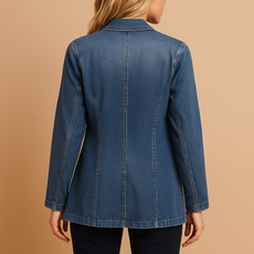 Elvaria™ - Blazer en denim ajusté pour femmes