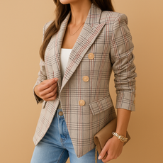 Elvaria™ - Blazer cintré avec détails élégants pour femmes