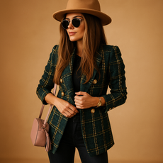 Elvaria™ - Blazer ajusté à la coupe élégante pour femmes