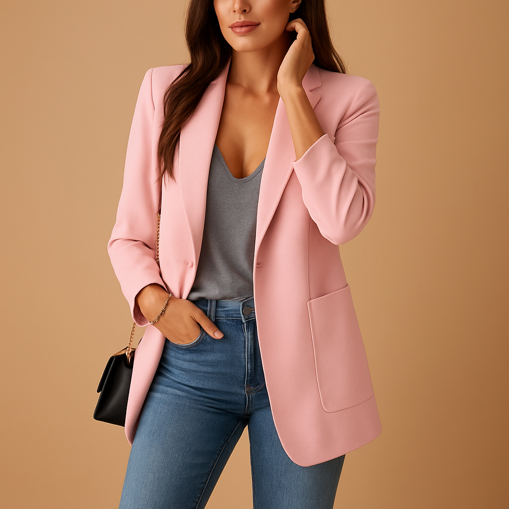 Elvaria™ - Blazer long et ajusté pour femmes