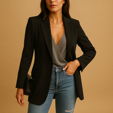 Elvaria™ - Blazer long et ajusté pour femmes