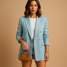 Elvaria™ - Blazer oversize pour femmes, style professionnel