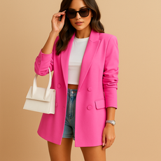 Elvaria™ - Blazer oversize pour femmes, style professionnel